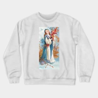 Autumnal girl Crewneck Sweatshirt